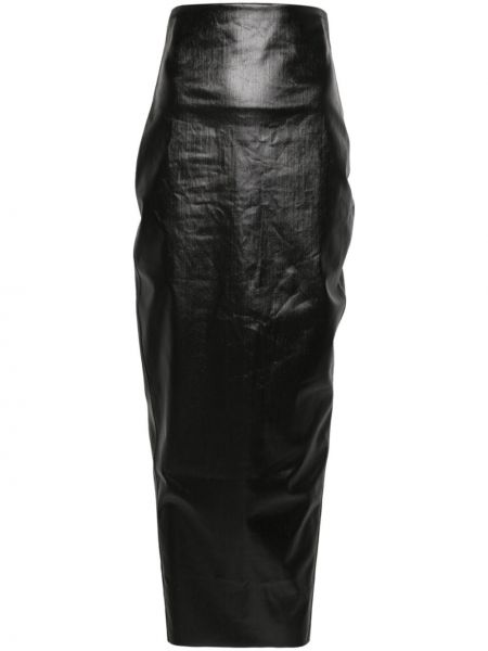 Džínsová sukňa Rick Owens čierna