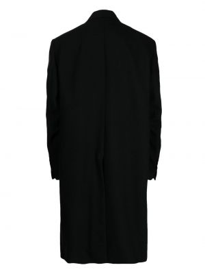 Mantel mit geknöpfter aus baumwoll Ann Demeulemeester schwarz