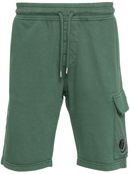 Pantaloni scurți din jerseu C.p. Company verde