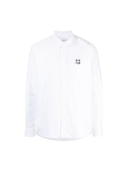Haftowana koszula Maison Kitsune biała