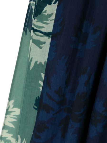 Schal aus baumwoll mit print Ps Paul Smith blau