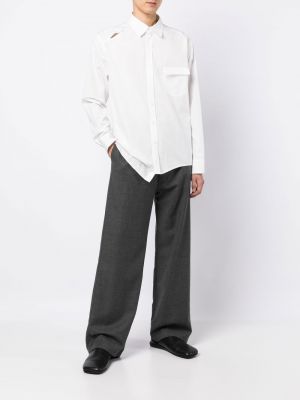 Asymmetrische hemd Sulvam weiß