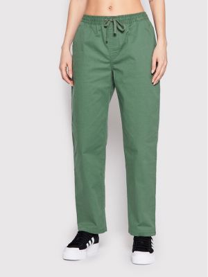 Pantalon large Vans vert