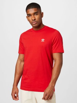 Pamut póló Adidas Originals piros