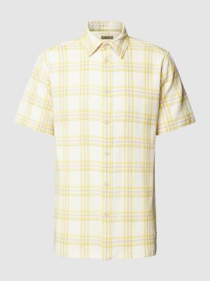 Koszula w kratkę Esprit żółta