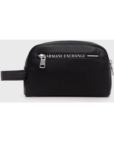 Kosmetyczka Armani Exchange czarna