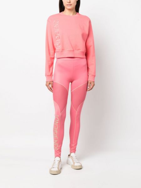 Sweatshirt mit print Fendi pink
