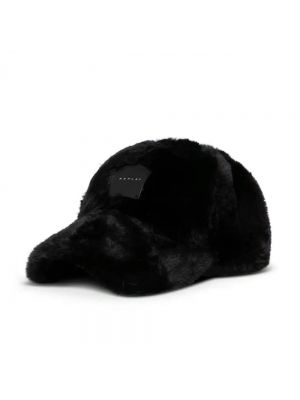 Czarna czapka z daszkiem Replay