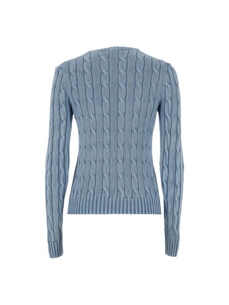 Jersey de algodón de algodón de tela jersey Polo Ralph Lauren azul