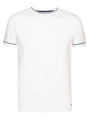 T-shirt slim Petrol Industries blanc