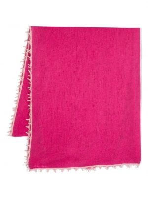 Кашмирен шал Mouleta розово
