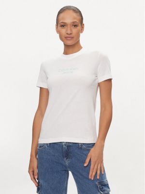 T-shirt Calvin Klein Jeans Weiß