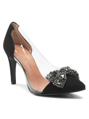 Полуотворени обувки с ток Brenda Zaro черно