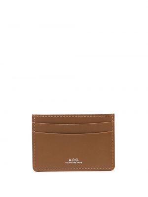 Portefeuille A.p.c. marron