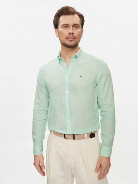 Marškiniai Tommy Hilfiger žalia