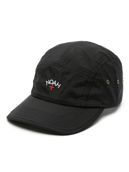 Haftowana czapka z daszkiem Noah Ny czarna