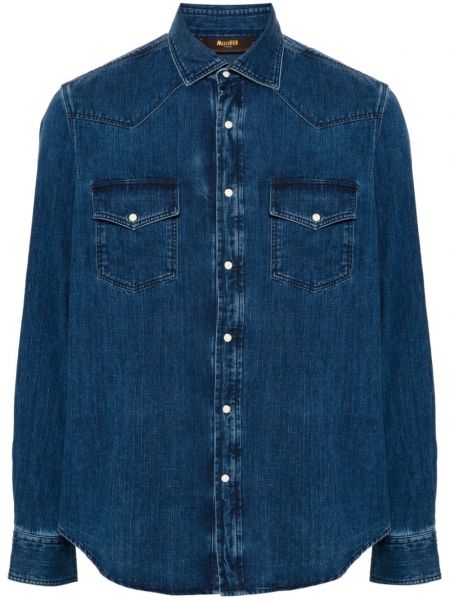 Rifľová košeľa Moorer modrá