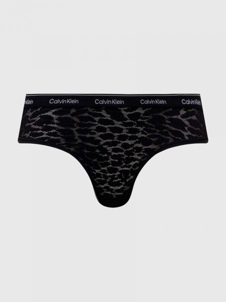 Brazyliany koronkowe Calvin Klein Underwear czarne