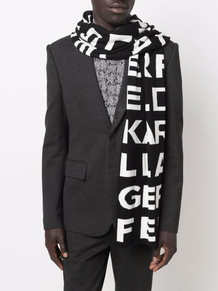 Bufanda Karl Lagerfeld negro