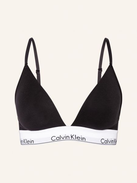 Bavlněná měkká podprsenka Calvin Klein černá