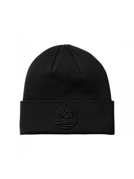 Czarna haftowana czapka Timberland