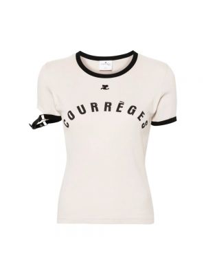 T-shirt mit schnalle Courreges