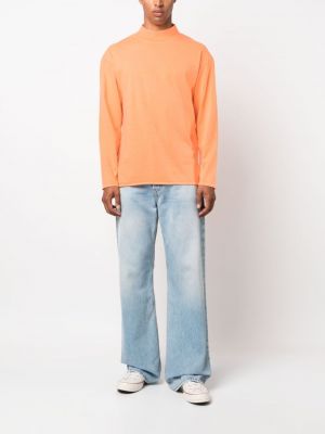 Sweatshirt aus baumwoll Erl orange