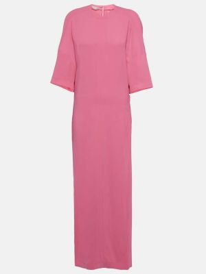 Dlouhé šaty Stella Mccartney růžové
