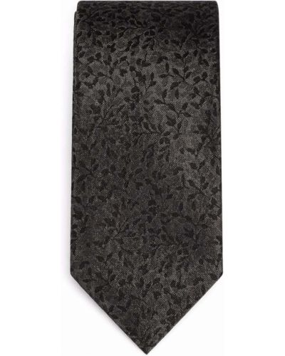 Jacquard seiden krawatte Dolce & Gabbana grau