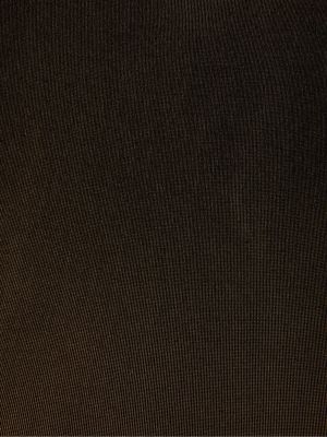 Priehľadné fleecové pančuchy Marks & Spencer čierna