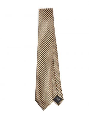 Cravate en soie à motif géométrique Zegna