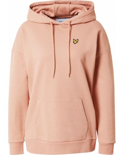Bavlnená priliehavá mikina s kapucňou s výšivkou Lyle & Scott