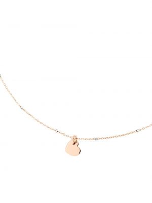 Z růžového zlata náhrdelník se srdcovým vzorem Dodo