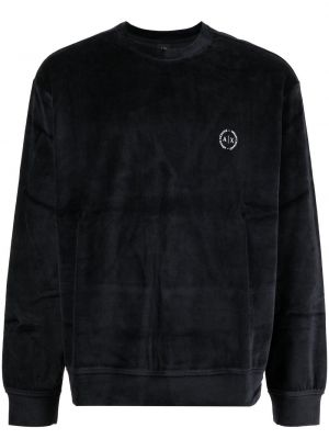 Trykt sweatshirt Armani Exchange blå