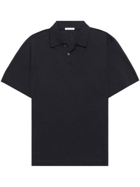 Medvilninis kašmyro polo marškinėliai John Elliott juoda