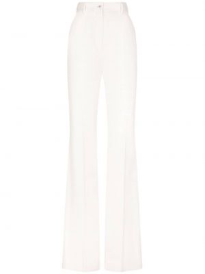 Pantaloni cu croială lejeră Dolce & Gabbana alb