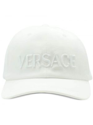 Kapa s šiltom Versace bela