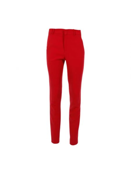 Spodnie z tkaniny retro Gucci Vintage czerwone