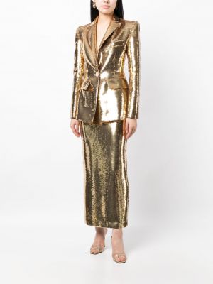 Pieštuko formos sijonas su blizgučiais Alex Perry auksinė