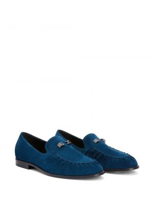 Semišové loafers Giuseppe Zanotti modré