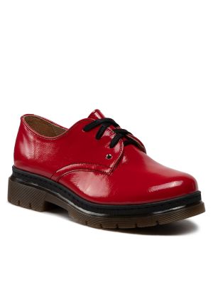 Zapatos oxford Helios rojo