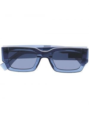 Слънчеви очила с принт Tommy Hilfiger синьо