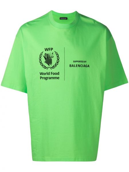 Camiseta Balenciaga verde