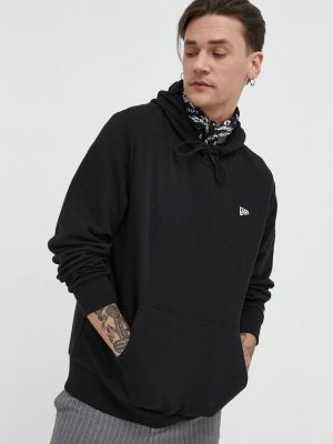 Однотонний светр з капюшоном New Era чорний