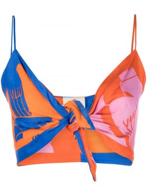 Crop top Farm Rio orange