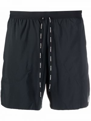 Pantalones cortos deportivos con bordado Nike negro