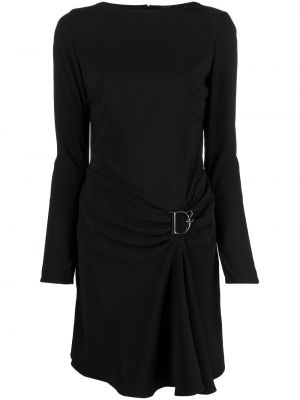 Drapované šaty Dsquared2 černé