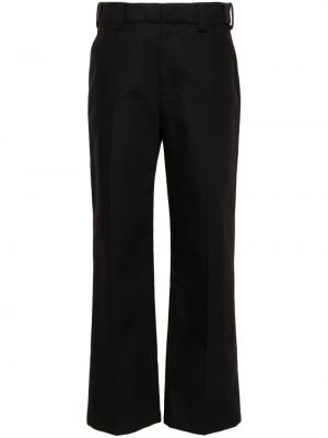 Bavlnené rovné nohavice Alexander Wang čierna