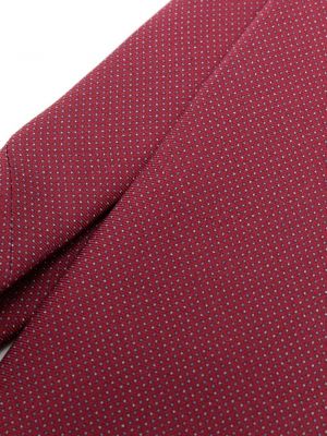 Hedvábná kravata Corneliani červená