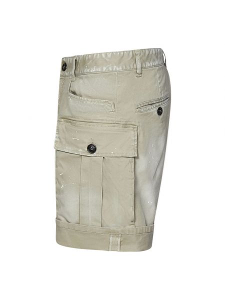 Pantalones cortos cargo Dsquared2 beige